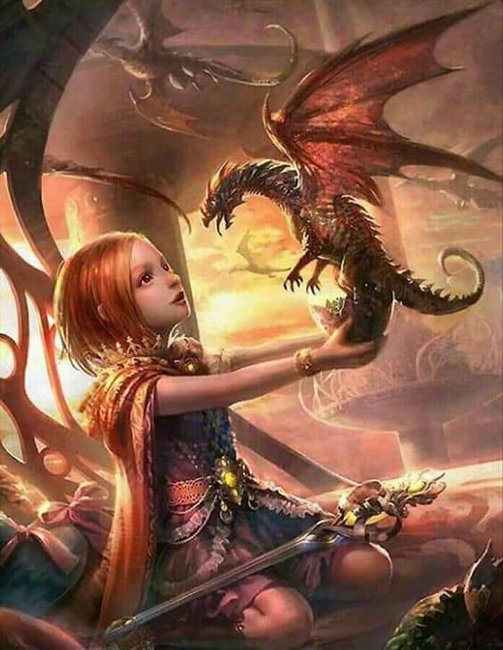 Little Girl Littler Dragon Little Girl Littler Dragon