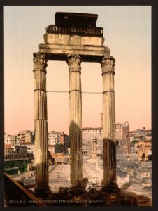 ruins-of-temple-of-castor-and-pollux-rome-italy ruins-of-temple-of-castor-and-pollux-rome-italy